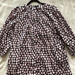 Who What Wear Polka Dot Dress